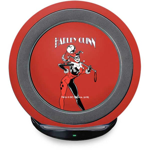 DC Comics Harley Quinn Classic Art Pose Fast Charge Wireless Charging Stand Skin